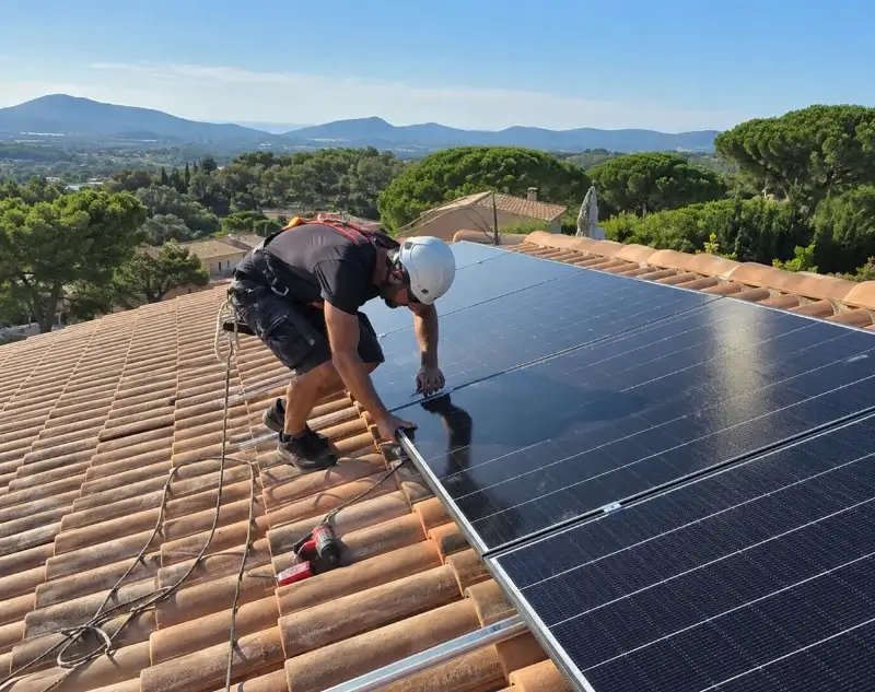 Installateur panneaux solaires Villemagne-l'Argentière — pose photovoltaïque sur toiture