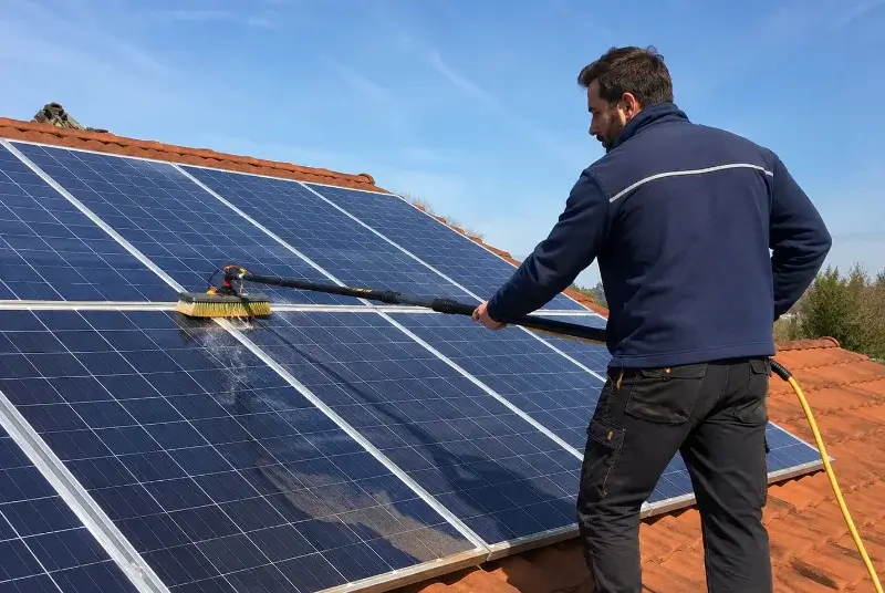 Nettoyage et entretien de panneaux solaires à Villemagne-l'Argentière